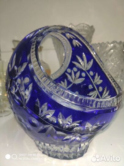 Хрустальная конфетницы СССР