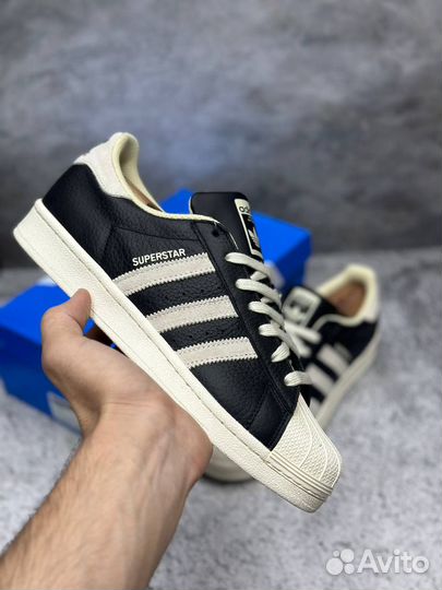 Кроссовки adidas superstar черные