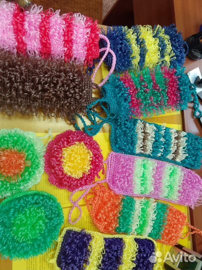 Мочалка ручной работы