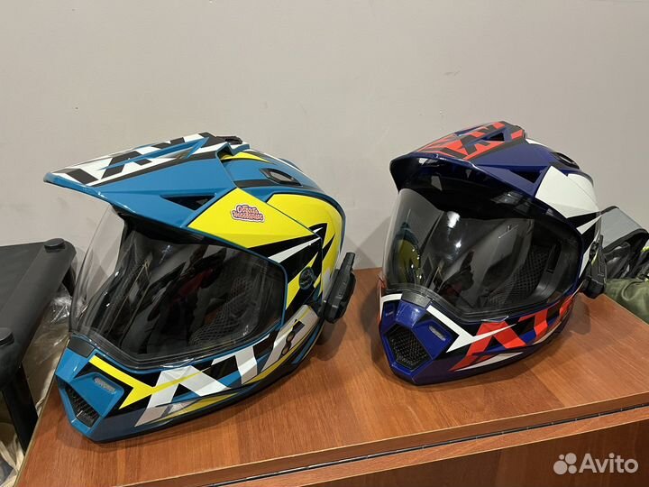 Комплект шлемов ataki с мотогарнитурой