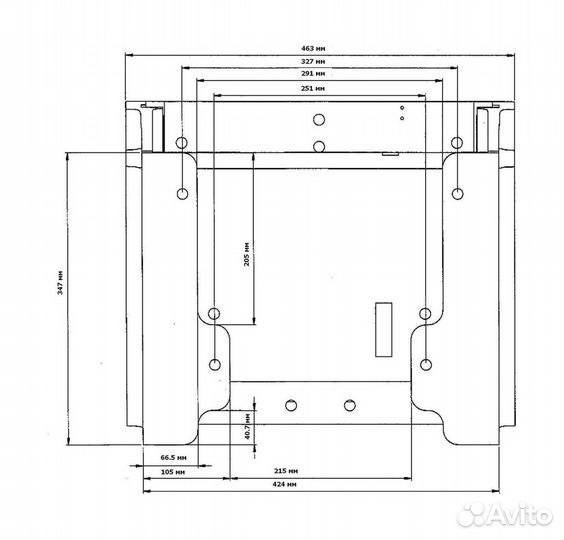 Подъёмник мотора гидравлич. 50-300 л.с. вертикальн