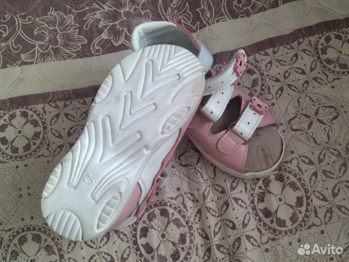 Босоножки для девочки, ортопедические кожа