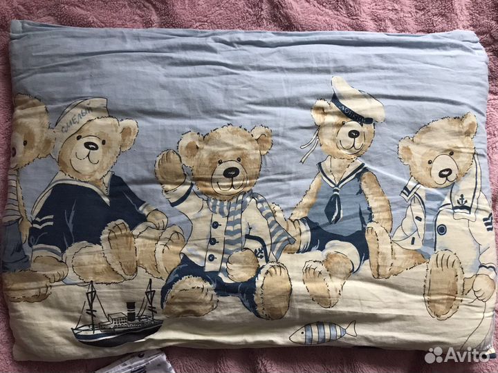 Детская подушка + 2 наволочки