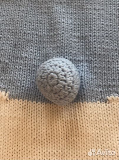 Плед детский вязаный ручная работа