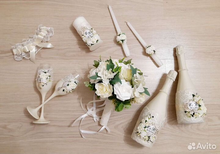 Свадебные аксессуары для молодожёнов