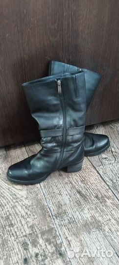 Полусапоги женские зимние натуральная кожа 38