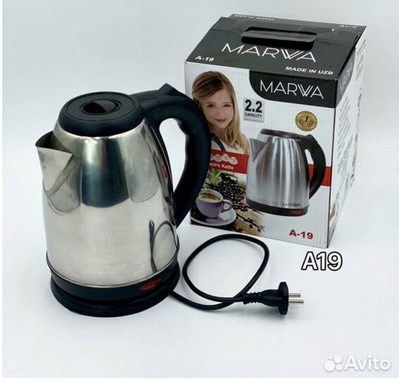 Электрический чайник 2.2 литра marwa оптом