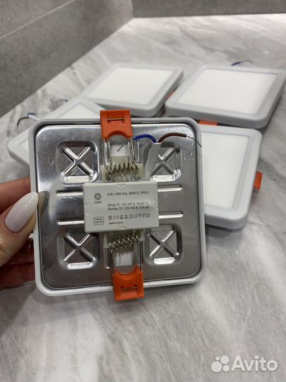 Светильник встраиваемый 6 шт