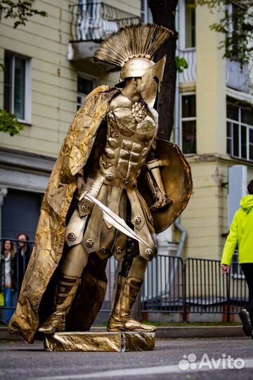 Костюм Спартанец живые статуи