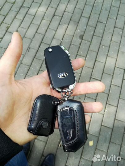 Чехол для метки автосигнализации Pandora нат.кожа