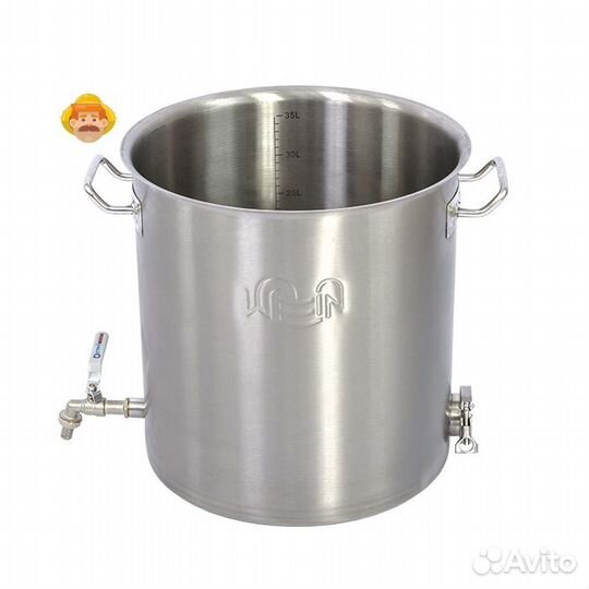 Перегонный куб Wein Reform + 1,5 дюйма, 20 л