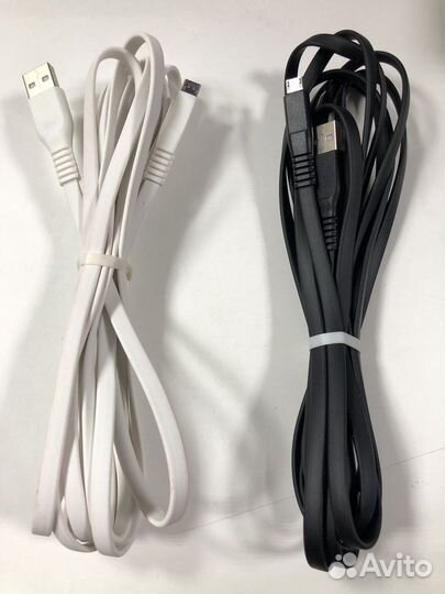 Кабель Usb -microUsb 3 метра, плоский