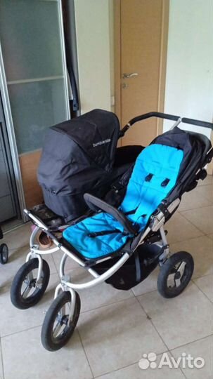 Коляска для двойни bumbleride