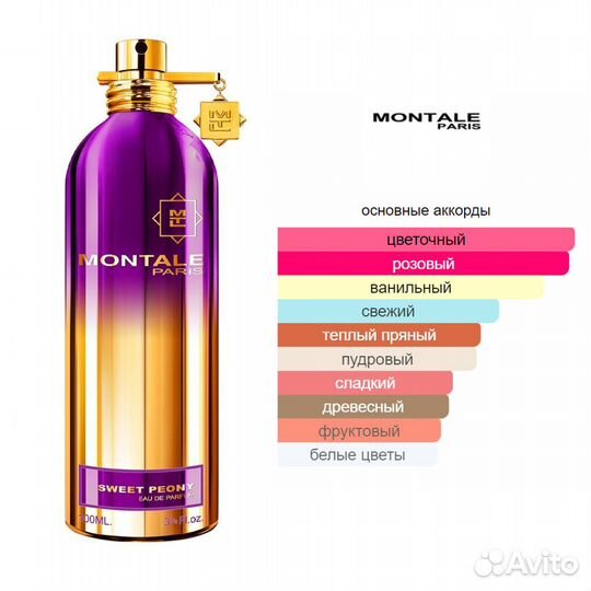 Montale Sweet Peony парфюмерная вода 100 мл