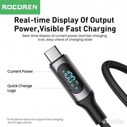 Кабели USB Type-C Essager и Rocoren 1m