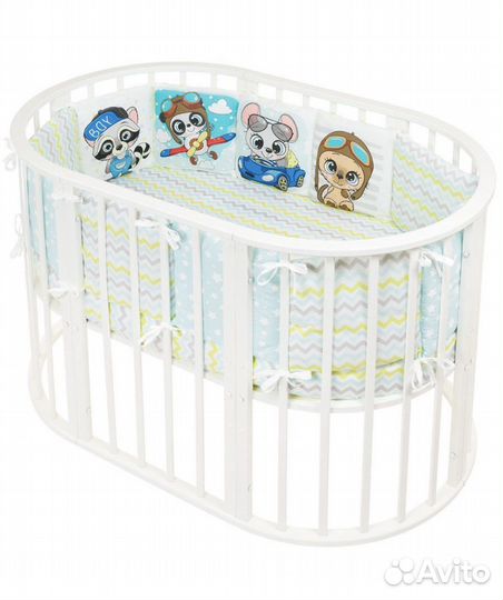 Бортики в детскую кроватку