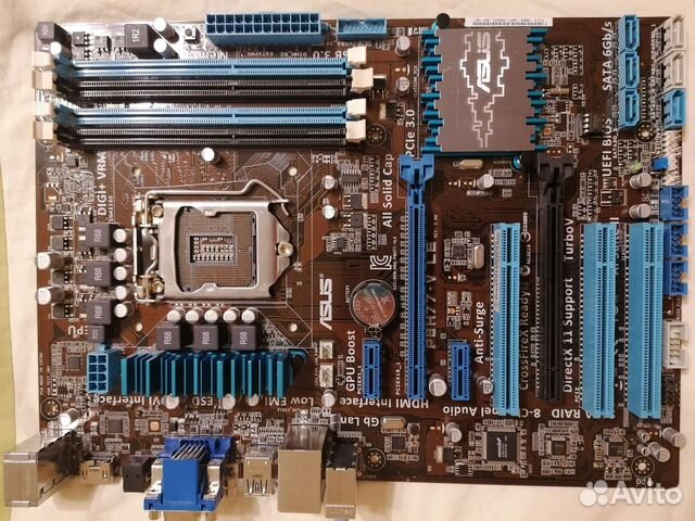 Материнская плата Asus P8H77-V LE купить в Москве | Электроника | Авито