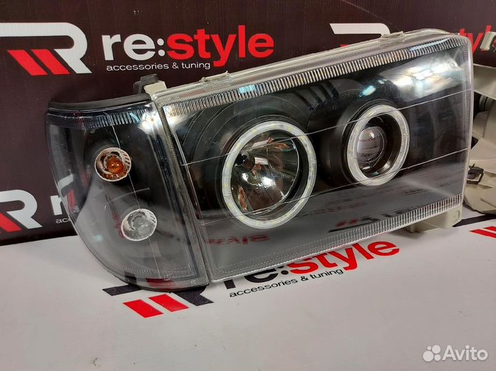 Фары Toyota Hilux Surf 185 LED Дымчатые O1949