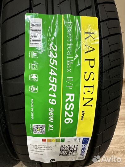 Kapsen RS26 Practical Max HP 225/45 R19 98ZR