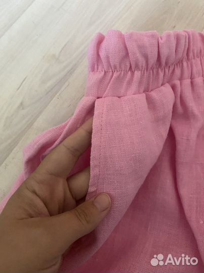 Шорты льняные ecos wear цвет барби