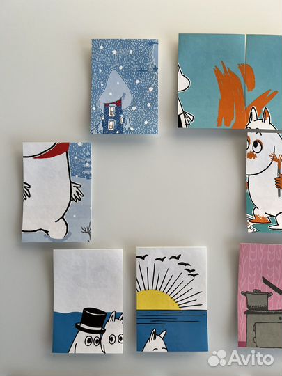 Наклейки Муми-тролли Лента Муми-трогательная зима