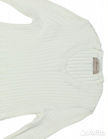 Платье twin-SET stretch viscose blend knit mini