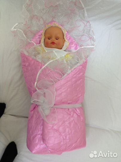 Конверт на выписку для новорожденного для девочки