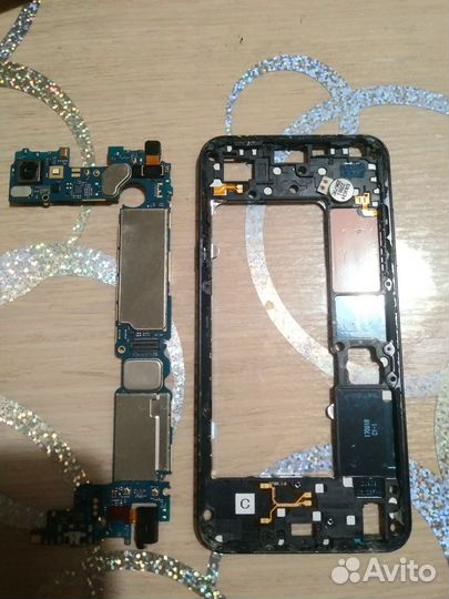 Матиринская плата с корпусом lg q6a