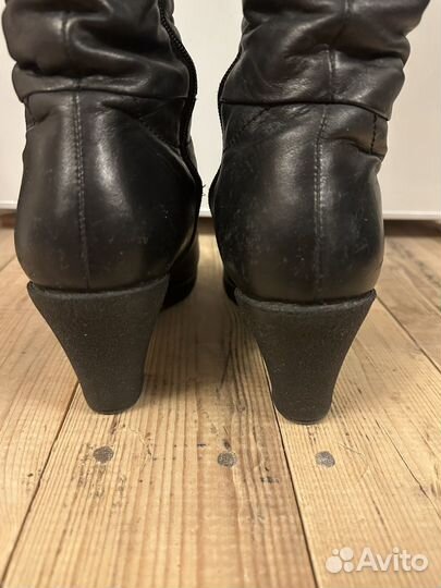 Сапоги зимние натуральная кожа 40