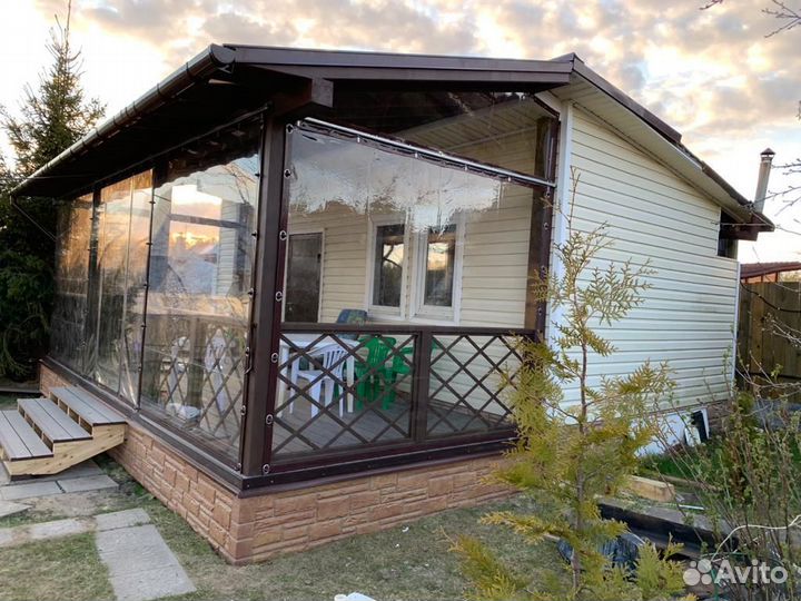 Гибкие и мягкие окна для беседок