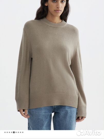 Свитер lime Zara в полоску шерсть