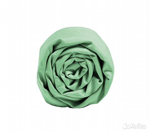 Простынь GoodNight Сатин 160х200х20 Светло-зеленый