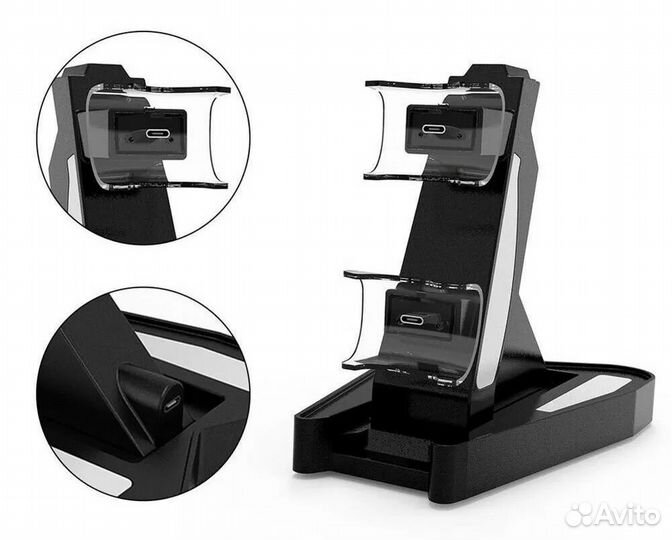 Зарядная станция двух контроллеров DualSense PS5