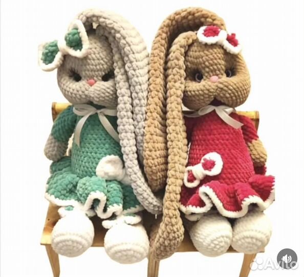 Вязаная зайка