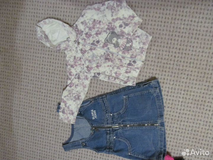 Вещи для девочки пакетом рост 86-92