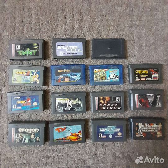 Картриджи для game boy advance