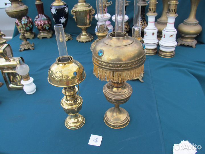 Старинные, антикварные,винтажны лампы керосиновые