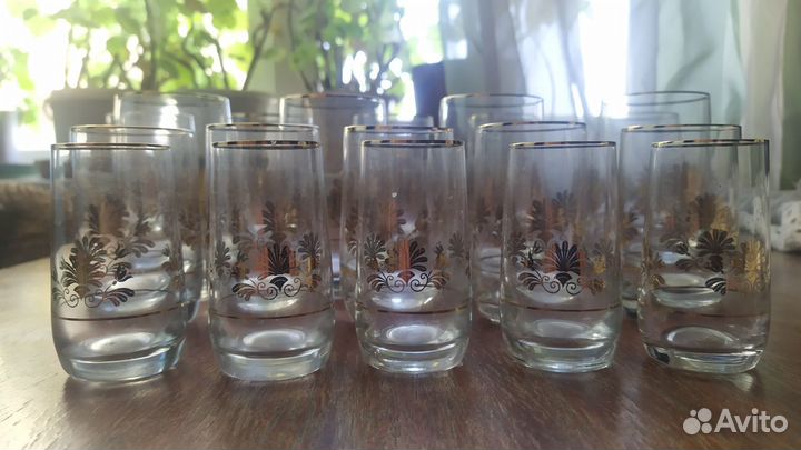 Хрустальные стаканы/рюмки Ледницке Ровне Чехия