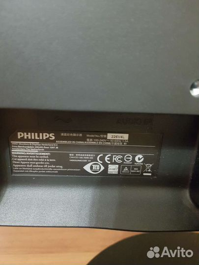Монитор philips 226v4l
