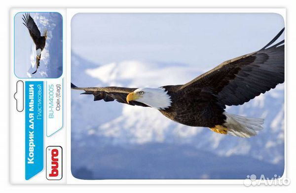 Коврик для мыши Buro BU-M40005 рисунок/орёл