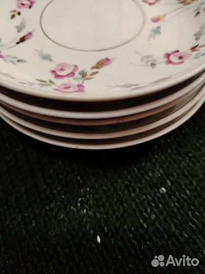 Блюдце Дулево Розочки