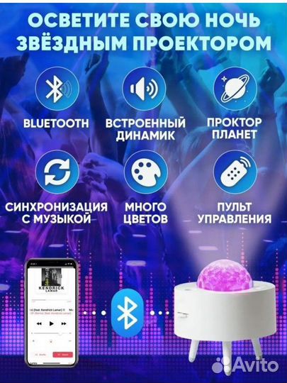 Детский ночник проектор планет. Новый