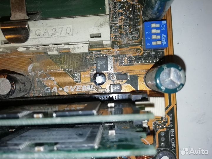 Матплата GA-6veml 370 сокет