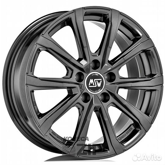 MSW 79 7x17 5*114.3 ET48.5 DIA67.1 Gloss Dark Gre