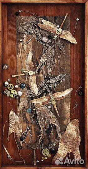 Инсталяция»Стрекозы» в стиле стимпанк