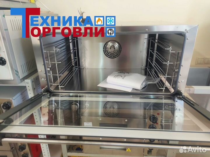 Конвекционная печь unox 4уровня 600х400