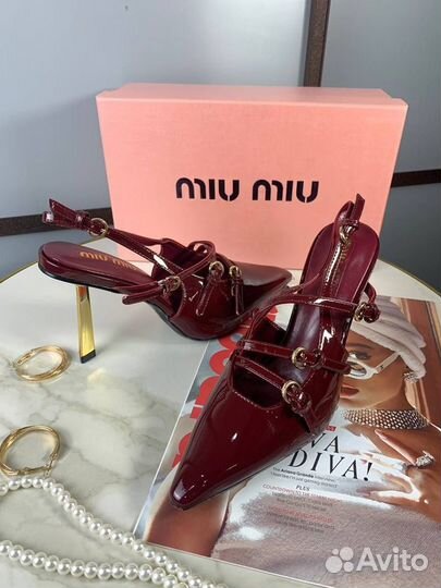 Босоножки туфли женские MIU MIU