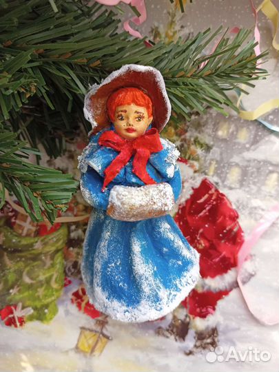 Ватные игрушки, игрушки на елку