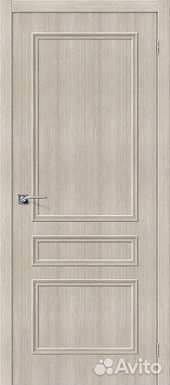 Дверь межкомнатная стеклянная вставка