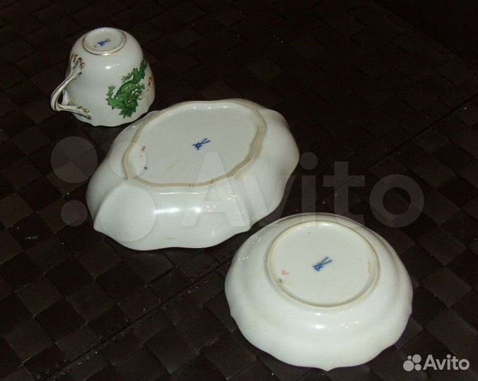 Антикварный кофейный набор Meissen (Мейсен) 1934г